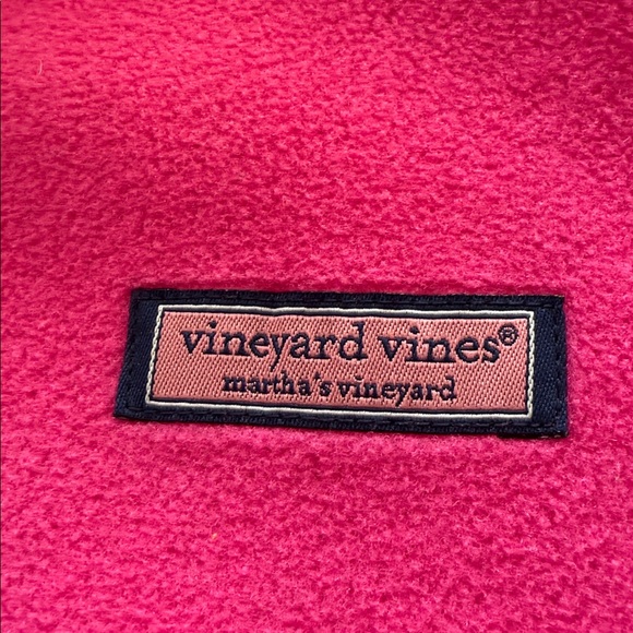 Vineyard Vines Hot Pink Fleece Jacket - Picture 2 of 4